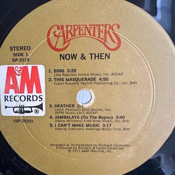 Carpenters Now & Then - 1973 - Vinyl Record - Picture 2 of 5